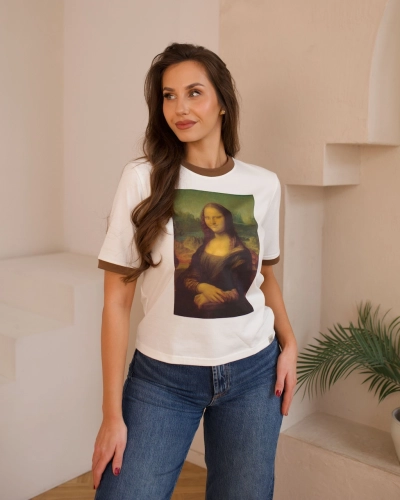 T-shirt „Mona Lisa" - Leonardo Da Vinci